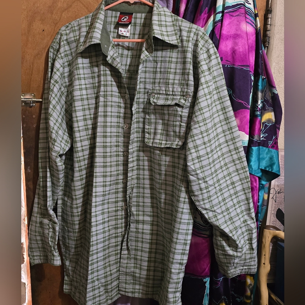 REEBOK limited Edition I3 PLAID SHIRT SIZE XL